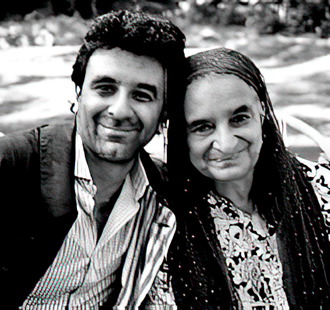 Photo of Rafiq Kathwari and mother, Maryam